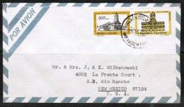 ARGENTINA    Scott # 1164 And 1171 On 1979 Airmail COVER To New Mexica, USA - Lettres & Documents
