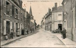 37...INDRE ET LOIRE....CHANNAY...........LA GRANDE RUE........ .ECRITE . ‹(•¿• )› - Altri & Non Classificati