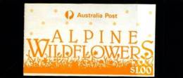 AUSTRALIA - 1986  $ 1 ALPINE WILDFLOWERS  BOOKLET  MINT NH  SG SB56 - Booklets