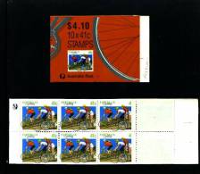 AUSTRALIA - 1989  $ 4.10 CYCLING  BOOKLET  1 KOALA REPRINT  MINT NH SG SB65 - Booklets