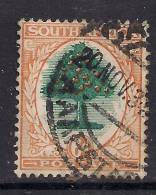 South Africa 1930 - 45 6d Green & Orange Used (E994 - Used Stamps