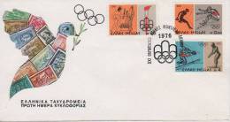 Greece FDC 1976 / Montreal Games / Set 2 FDC - Verano 1976: Montréal