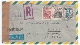 BRAZIL - Rio De Janeiro, Cover, Year 1952, Rekomanded, Registrered, Austrian Censorship, Zensur, , Air Mail - Lettres & Documents