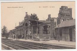 59 - Caudry - La Gare - Editeur: L.S N° 34 - Caudry