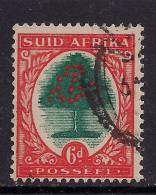 South  Africa 1937 - 46 KGV1 6d Green & Orange Used.( E992 ) - Used Stamps