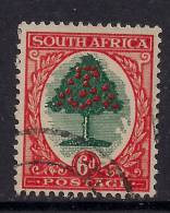 South  Africa 1937 - 46 KGV1 6d Green & Orange Used.( F501 ) - Gebraucht