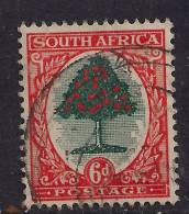 South  Africa 1937 - 46 KGV1 6d Green & Orange Used  ( F502 ) - Oblitérés