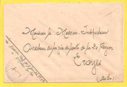 LETTRE WW1 1914 1918 HOPITAL DE SAINT NICOLAS DU PORT - Guerra De 1914-18