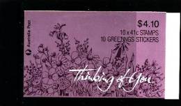 AUSTRALIA - 1990  $ 4.10  BOOKLET THINKING OF YOU   MINT NH  SG SB69 - Booklets