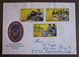 DDR Brief Gel. Weimar - Simmerath 1981 - Covers & Documents