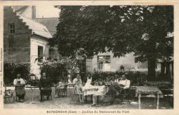 60 - RETHONDES - OISE - Jardins Du Restaurant Du Pont - 1936 - Très Bon état - Rethondes