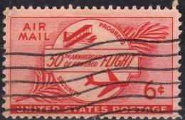 1953 Stati Uniti Primo Volo A Motore - 2a. 1941-1960 Used