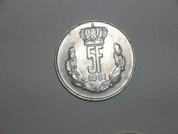 Luxemburgo 5 Francos 1981 (4728) - Luxemburg