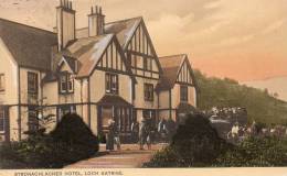 Stronachlacher Hotel Loch Katrine 1905 Postcard - Stirlingshire