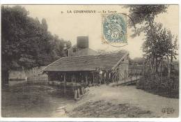 Carte Postale Ancienne La Courneuve - Le Lavoir - Métiers, Laveuse, Lavandière - La Courneuve