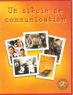 POCHETTE DOUBLE "UN SIECLE DE COMMUNICATION" N° 3 SANS LES TIMBRES - Souvenir Blocks & Sheetlets