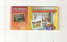 CARNET DE TIMBRES "LES SAVEURS DE NOS REGIONS" SANS LES TIMBRES - Blocs Souvenir