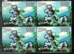 INDIA, 2006, Save Kurinji Campaign, (Neela Kurinji), Flower, Flora,  Block Of 4, MNH, (**) - Neufs