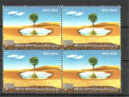 INDIA, 2006, Rainwater Harvesting, Block Of 4, Environment Protection, Rain Water   MNH, (**) - Unused Stamps