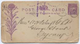 Australia - BOURKE, N.S.W, 1898. Postal Stationery - Storia Postale