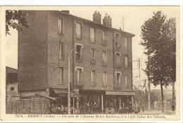 Carte Postale Ancienne Drancy - Un Coin De L'Avenue Henri Barbusse Et Le Café Tabacs Des Tilleuls - Drancy
