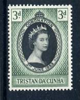 Tristan Da Cunha 1953 QEII Coronation MNH - Tristan Da Cunha