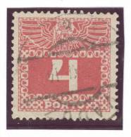 Liechtenstein 1914-10-??  Vaduz Porto AT-Mitläufer 4 Heller FLK#36 - Gebraucht