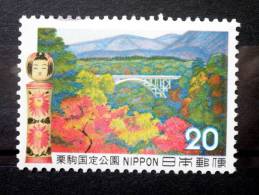 Japan - 1972 - Mi.nr.1154 - Used - Quasi-National Park Kurikoma - Narukokyo Valley, Kokeshi Doll - Gebruikt