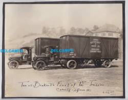 Photo Ancienne Originale - PITTSBURGH - 2 Camions Des Etablissements BENKART - 1930 - Camion