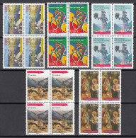 Andorra 2009 - Yvert: 676-680  (5v.) - Bloques De 4 -  ** MNH - Unused Stamps