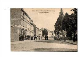 Mortsel Oude-god  Antwerpsche Steenweg Met Café Leopold Gelopen 1908 Uitg.bongartz - Mortsel