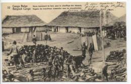 Belgisch Congo Belge CP Vue 32 Entier 10c Petite éraflure C.Boma En 1914 AP278 - Ganzsachen