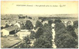 CPA  89 - PONTIGNY     Vue Générale  Prise Du Clocher    (TBE) - Pontigny