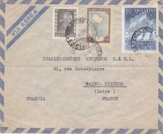 MARCOPHILLIE, LETTRE ARGENTINA 1954 Pour La FRANCE  /2564 - Cartas & Documentos