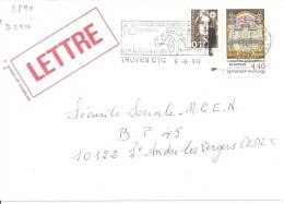 N°Y&T2890    TROYES Vers ST ANDRE LES  VERGES Le   06 AOUT1996 - Briefe U. Dokumente