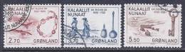 Greenland, Scott # 153-5 Used Set Greenland History, 1984 - Non Classés