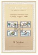 Berlin Set Of Ersttagsblatts #1 To #14 Issued For 1990 Stamps - 1st Day – FDC (sheets)