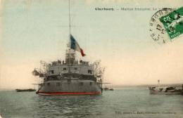 CHERBOURG (50) Marine Militaire Bateau De Guerre Le Bouvines Beau Plan - Cherbourg