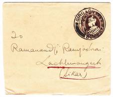 INDIA - Girgaon, Bombay, Cover, Year 1931, Seal Lachhmangarh, Laxmangarh, Small Format - Other & Unclassified