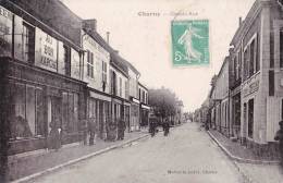 CHARNY- Grande Rue - Superbe Carte Animée - Charny