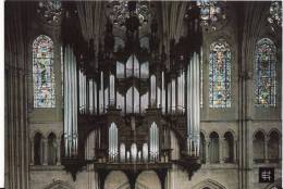 CPM - CHARTRES - La Cathédrale -Les Grandes Orgues - ORGUE-ORGEL-ORGAN-MUSIQUE-VOIR 2 SCANS - - Chartres
