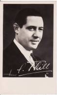 G.THILL Opéra-TENOR FRANCAIS PHOTO STUDIO HARCOURT-Paris-MUSIQUE-CHANTEUR-SIGNATURE-DEDICACE-Autographe Imprimée - Cantanti E Musicisti