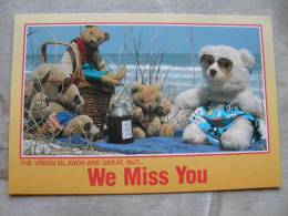 US Virgin Islands - We Miss You - Teddy Bear   D88319 - Isole Vergini Americane