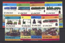 Saint Vincent  -  1984  :  Mi  728-43  **  Train  -  Railway - St.Vincent (1979-...)