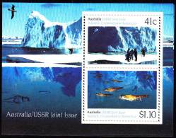 Australia 1990 Antarctic Joint Issue Minisheet Mint Never Hinged - Nuovi