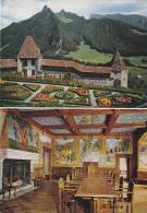 SUISSE,SWITZERLAND,SWISS, HELVETIA,SCHWEIZ ,fribourg,chateau De Gruyères,VUE INTERIEURE,SALLE DES CHEVALIERS,JARDIN - Gruyères