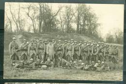 Cpa Photo Soldats En Manoeuvre  N°171 SUR LES COLS  - Ul98 - Manöver