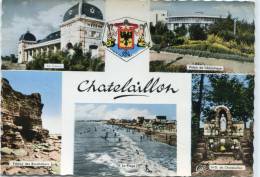 CPSM 17 CHATELAILLON MULTI VUES 1962  Grand Format - Châtelaillon-Plage