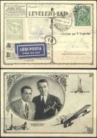 HUNGARY - JUSTICE FOR HUNGARY - KAPOSVAR - B.PEST - FIRENZA To FIUME - STELLA DI SAVOIA -  OFFICE  CARD - 1932 - RARE - Covers & Documents