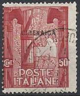 1923 CIRENAICA USATO MARCIA SU ROMA 50 CENT - RR11157 - Cirenaica